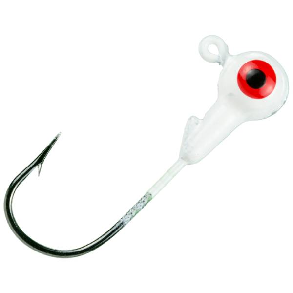 Strike King Mr. Crappie Jig Head 1/16oz - Refrigerator White 1 Strike King Mr. Crappie Jig Head, 1/16oz - Refrigerator White