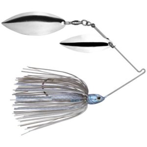 Strike King Tour Grade Spinnerbait Willow/Willow Lure, 1/2oz - Blue Glimmer