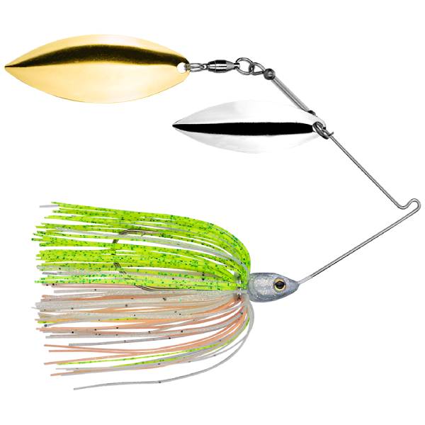Strike King Tour Grade Spinnerbait Willow/Willow Fishing Lure, .5oz - Sun Perch 1 Strike King Tour Grade Spinnerbait Willow/Willow Lure, 1/2oz - Sun Perch