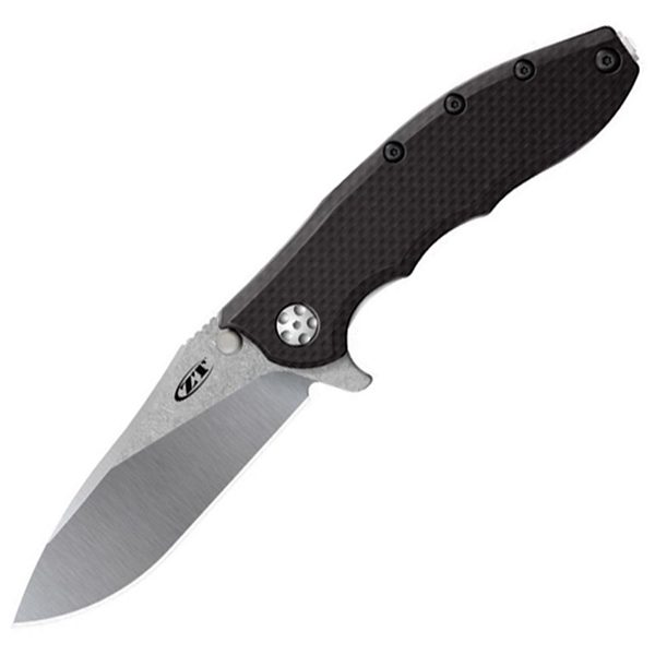 ZT Hinderer Slicer Carbon Fiber 3.5" Knife 1 ZT Hinderer Slicer Carbon Fiber 3.5" Knife