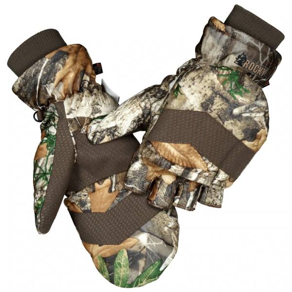 Rocky 60G Insulated Fleece Glomitt Fingerless Gloves - Realtree Edge 1 Rocky 60G Insulated Fleece Glomitt Fingerless Gloves - Realtree Edge