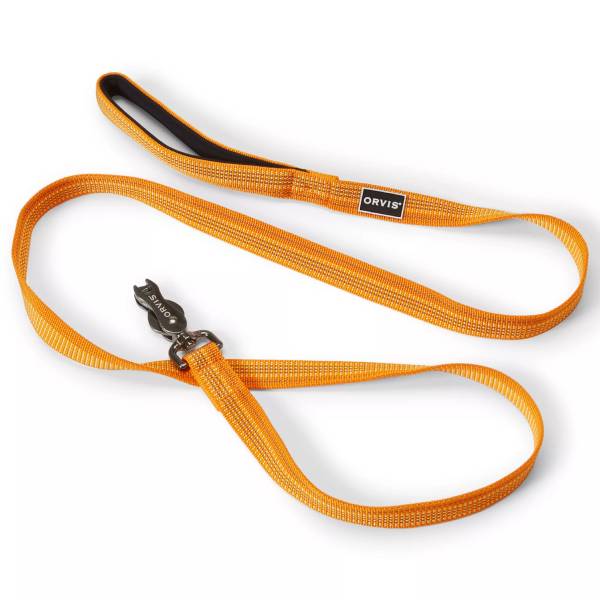 Orvis Tough Trail Waterproof Reflective Dog Leash - Various Colors 5 Orvis Tough Trail Waterproof Reflective Dog Leash - Orange