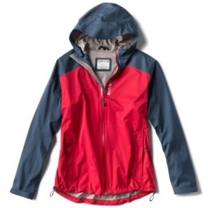 Orvis Men's Ultralight Storm Jacket - Atlantic/Flag Red