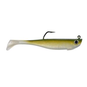 Hogy ProTail PT3P-OL 1oz 3.5" Paddle Pre-Rigged Soft Bait Lure