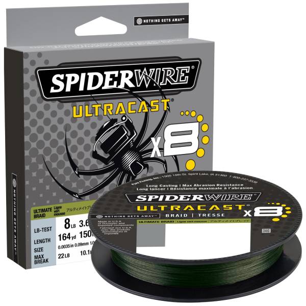 SpiderWire Ultracast Braid Fishing Line, 50lb 328yd - Ultimate Braid-Moss Green 1 SpiderWire Ultracast Braid Fishing Line - Ultimate Braid-Moss Green