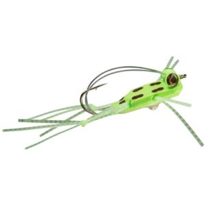 RIO Foam Slice Frog Fly Fishing Lure - Chartreuse