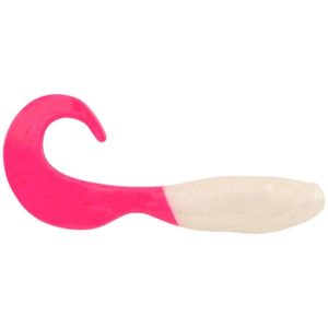 Berkley Gulp! Minnow Grub Lure - Pearl White/Pink