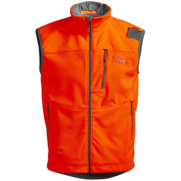SITKA Stratus Windstopper Vest - Blaze Orange 1 SITKA Stratus Windstopper Vest - Blaze Orange