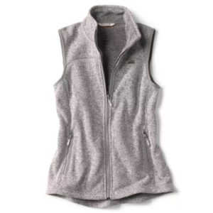 Preserve Orvis Recycled Sweater Fleece Vest - Gray