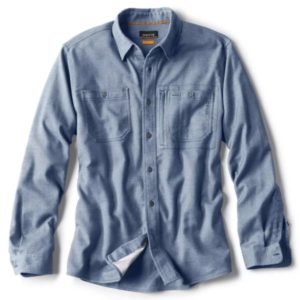 Preserve Orvis Flat Creek Solid Tech Flannel Shirt - Ink