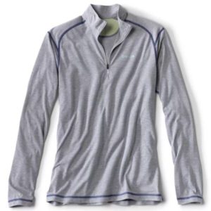 Preserve Orvis drirelease Quarter-Zip Shirt - Light Gray