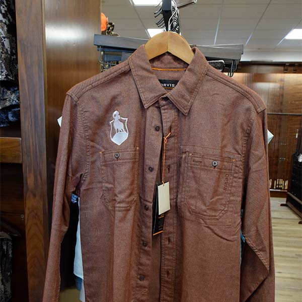Preserve Orvis Flat Creek Solid Tech Flannel Shirt - Ink or Redwood 4 Preserve Orvis Flat Creek Solid Tech Flannel Shirt - Ink or Redwood - Image 4