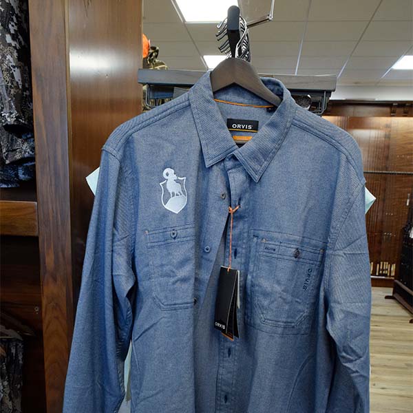 Preserve Orvis Flat Creek Solid Tech Flannel Shirt - Ink or Redwood 3 Preserve Orvis Flat Creek Solid Tech Flannel Shirt - Ink or Redwood - Image 3