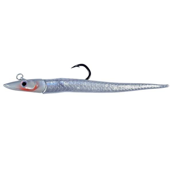 Hogy Lure Company 10" (4oz) Tuna Harness Jig Lure - Olive Bone or Silver 2 Hogy Lure Company Tuna Harness Jig Lure - Silver