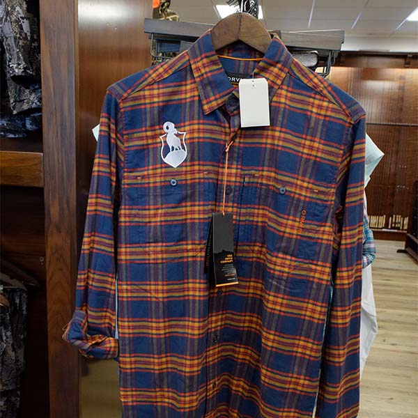 Preserve Orvis Flat Creek Tech Eco-Friendly Flannel Shirt - Bourbon or Navy 4 Preserve Orvis Flat Creek Tech Eco-Friendly Flannel Shirt - Bourbon or Navy - Image 4