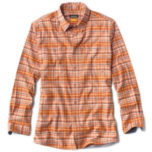 Preserve Orvis Flat Creek Tech Eco-Friendly Flannel Shirt - Bourbon
