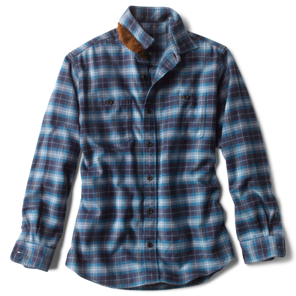 Preserve Orvis The Perfect Flannel Shirt, Regular - 1971 Camo or Blue Grey 2 Preserve Orvis The Perfect Flannel Shirt - Blue Grey