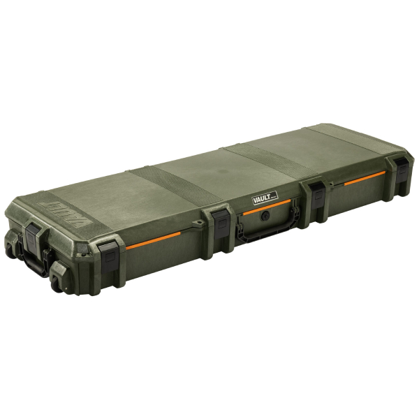 Pelican V800 Vault Double Rifle Case - OD Green 1 Pelican V800 Vault Double Rifle Case - OD Green (Closed)