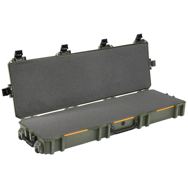 Pelican V800 Vault Double Rifle Case - OD Green 2 Pelican V800 Vault Double Rifle Case - OD Green (Open)