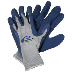 Promar Latex Grip Fishing Gloves - Blue