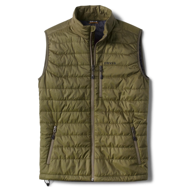 Orvis Lightweight Recycled Drift Vest - Various Colors 3 Orvis Lightweight Recycled Drift Vest - Tarragon