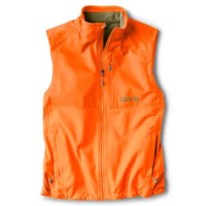Orvis Upland Hunting Softshell Vest - Blaze Orange