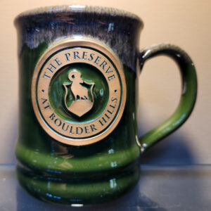 Preserve Deneen Pottery Ramsey Mug - Forest w/ Sand White