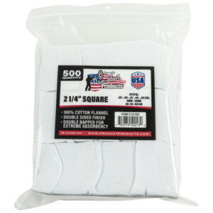 Pro-Shot .38-.45 Cal./20 GA-410 GA Cotton Squares, 2.25" - 500 Count