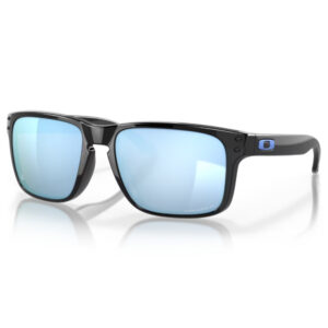 Oakley Holbrook Sunglasses - Prizm Deep Water Polarized Lenses with Polished Black Frame
