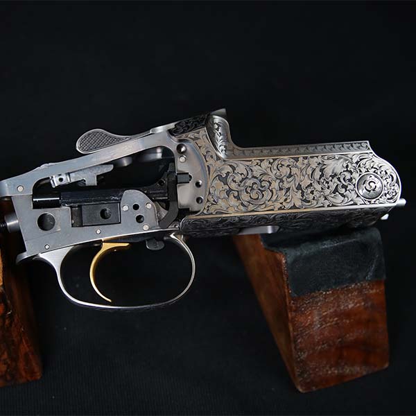 Blaser F3 Custom S.E.S Leaf Engraved Receiver 1 Blaser F3 Custom S.E.S Leaf Engraved Receiver
