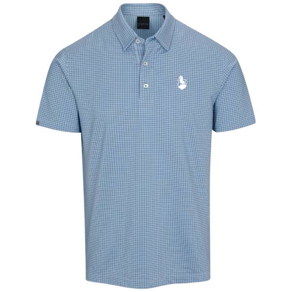 Preserve Dunning Benford Jacquard Performance Polo Shirt - Various Colors 3 Preserve Dunning Benford Jacquard Performance Polo Shirt - Seaport/White