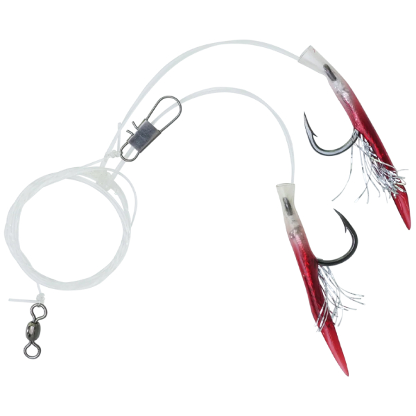 Hogy Lure Company Jig-Biki Tube Teaser Rig (2-Dropper), 1/0 (30lbs) 1 Hogy Lure Company Jig-Biki Tube Teaser (2-Dropper)
