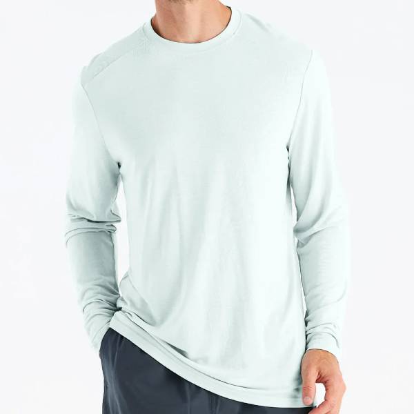 Free Fly Men's Bamboo Lightweight Long Sleeve Shirt - Glacier or Slate 1 Free Fly Men's Bamboo Lightweight Long Sleeve Shirt - Glacier