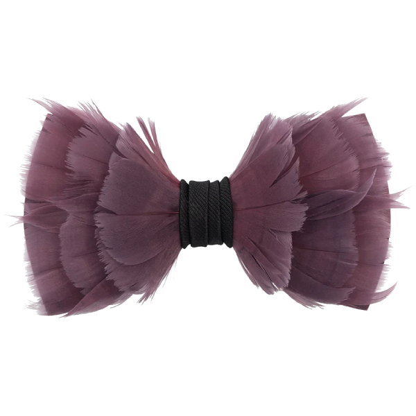 Brackish Wanderer Lavender Feather Bow Tie 1 Brackish Wanderer Lavender Feather Bow Tie