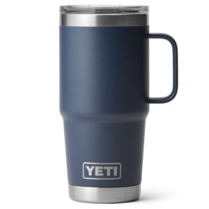 YETI Rambler 20oz Travel Mug with StrongHold Lid and Handle - Navy