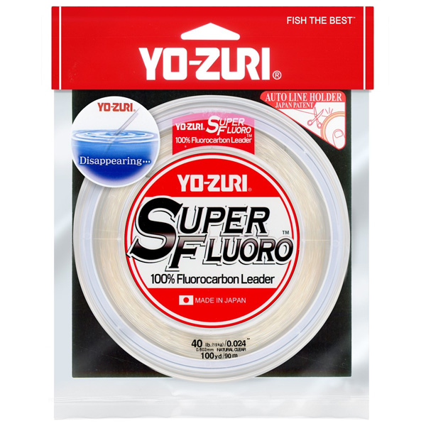 Yo-Zuri SuperFluoro Fluorocarbon Leader, 30yd 20lb 1 Yo-Zuri SuperFluoro Fluorocarbon Leader