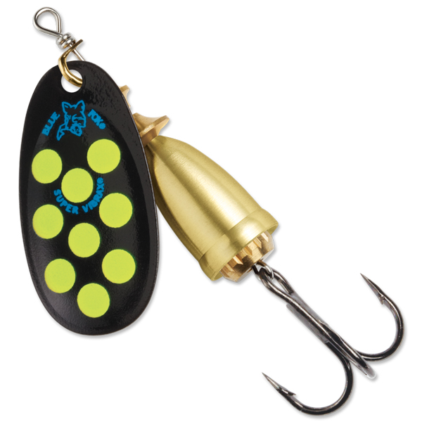 Blue Fox Classic Vibrax Spinner #3 - Hot Pepper 1 Blue Fox Classic Vibrax Fishing Lure - Hot Pepper