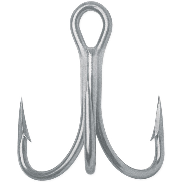 VMC 9626 O'Shaughnessy Treble 4x Fishing Hooks, 5/0 - Perma Steel 1 VMC 9626 O'Shaughnessy Treble 4x Fishing Hooks - Perma Steel