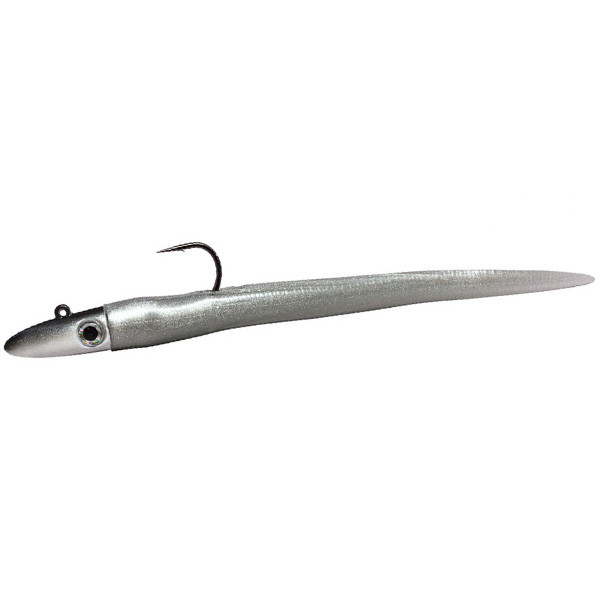 RonZ Original Series Rigged Soft Bait Lure, 1oz - Silver Metallic 1 RonZ Original Series Rigged Soft Bait Lure - Silver Metallic