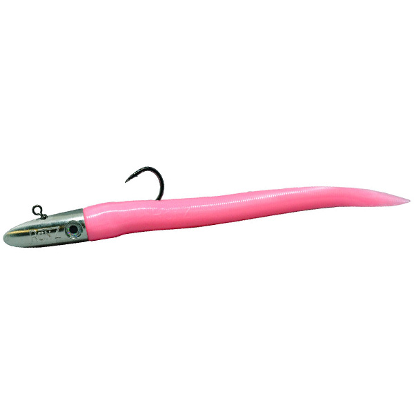RonZ Big Game Series Rigged Fishing Lure, 1.75oz - Pink Fluorescent 1 RonZ Big Game Series Rigged Fishing Lure - Pink Fluorescent