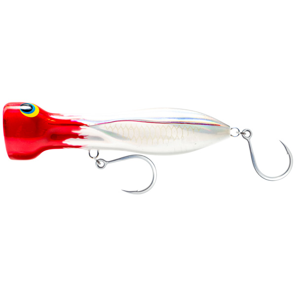 Nomad Tackle Chug Norris 120 Popper Fishing Lure, 4.75" - Fireball Red Head 1 Nomad Tackle Chug Norris 120 Popper Fishing Lure - Fireball Red Head