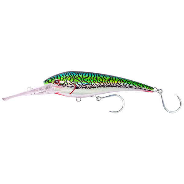Nomad Tackle DTX Minnow 165 Fishing Lure, 6.5" - Sliver Green Mackerel 1 Nomad Tackle DTX Minnow Fishing Lure - Sliver Green Mackerel