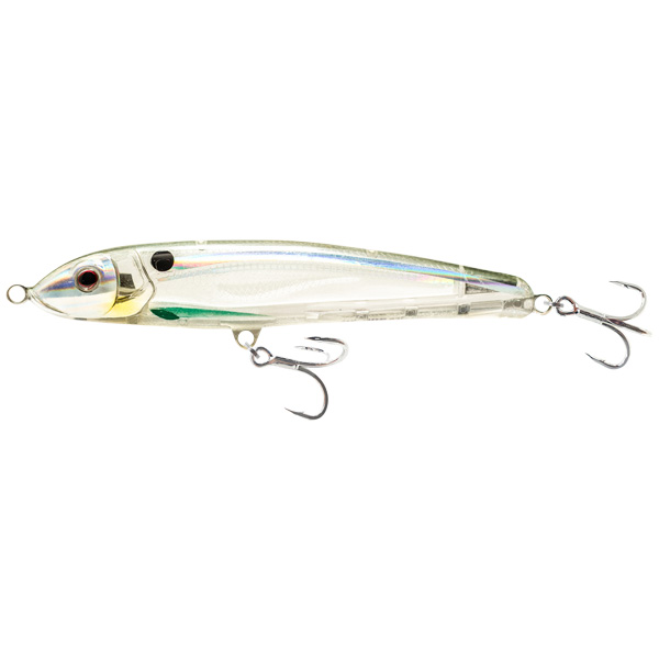 Nomad Tackle Riptide 125 Sinking Stickbait Fishing Lure, 4.75" - Holo Ghost Shad 1 Nomad Tackle Riptide Sinking Stickbait Fishing Lure - Holo Ghost Shad