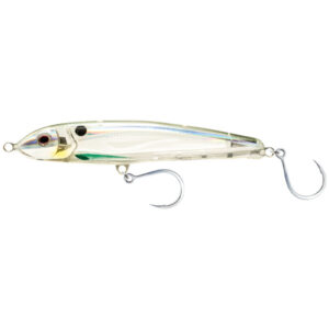 Nomad Tackle Riptide Sinking Stickbait Fishing Lure - Holo Ghost Shad