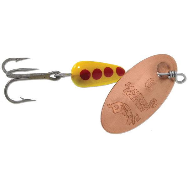 Panther Martin Classic Regular Spinner Lure, 1/16oz - Classic Copper/Yellow 1 Panther Martin Classic Regular Fishing Lure - Classic Copper/Yellow