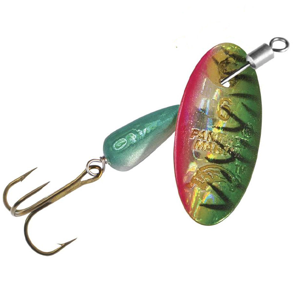 Panther Martin InLine SWIVEL Holographic Spinner Lure, 1/16oz - Tiger Green 1 Panther Martin InLine SWIVEL Holographic Fishing Lure - Tiger Green
