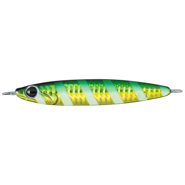 Daiwa Zakana Casting Jig 30g - Zebra Glow Green Gold 1 Daiwa Zakana Casting Jig Lure - Zebra Glow Green Gold