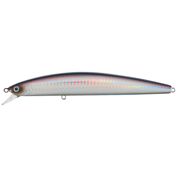 Daiwa Salt Pro Minnow Floating Fishing Lure, 6" - Purple Back Silver 1 Daiwa Salt Pro Minnow Floating Fishing Lure - Purple Back Silver