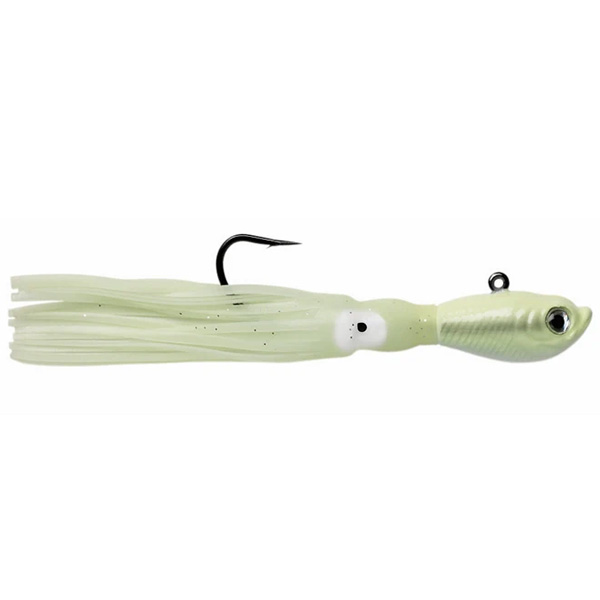 SPRO Squidtail Jig Lure, 2oz - Glow 1 SPRO Squidtail Jig Lure - Glow