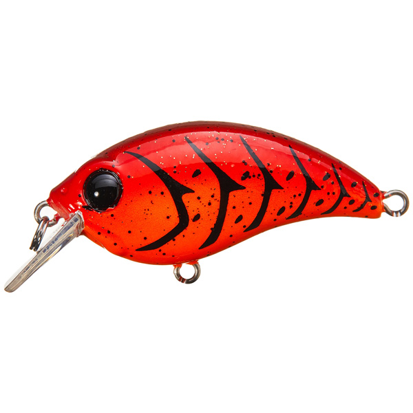 Bill Lewis ATV Squarebill Fishing Lure, 1.5 - Fire Craw 1 Bill Lewis ATV Squarebill Fishing Lure - Fire Craw